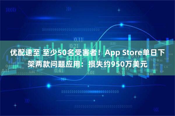 优配速至 至少50名受害者!App Store单日下架两款问题应用:损失约950万美元